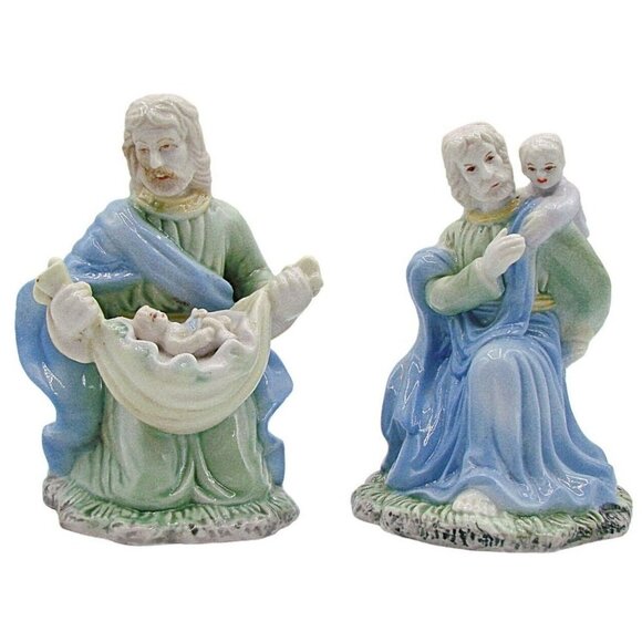Vintage K's Collection Ceramic Jesus Baby/Child Figurines Size 6x3" Religious - Picture 1 of 12